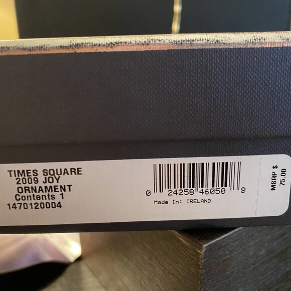 Waterford 2009 100 Years Times Square Joy Angel Christmas Holiday Ornament - Picture 6 of 8